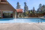 The complex shares a pool and hot tubs at the Upper Village Pool just across the street